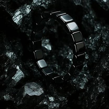 Bracelet Hématite Homme – Pierre Naturelle Énergie & Confiance